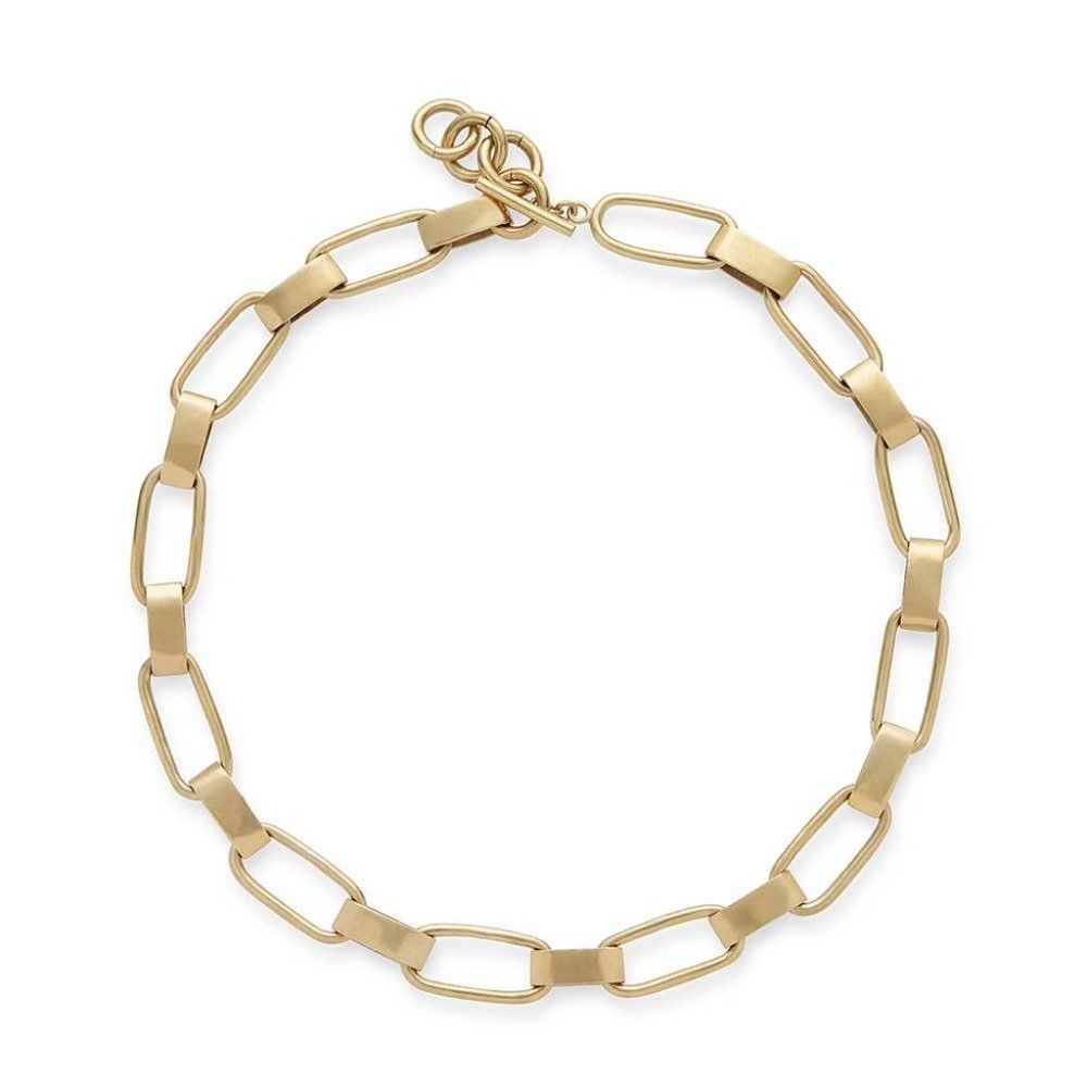 24K Recycled Gold Plated Collar Necklace - Picture 2 of 3